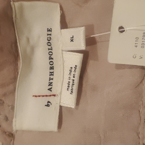 Anthropologie Mauve Moon Top NWT Size XL - Picture 2 of 9